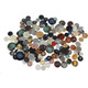 Plastic Buttons, Mixed - 100g